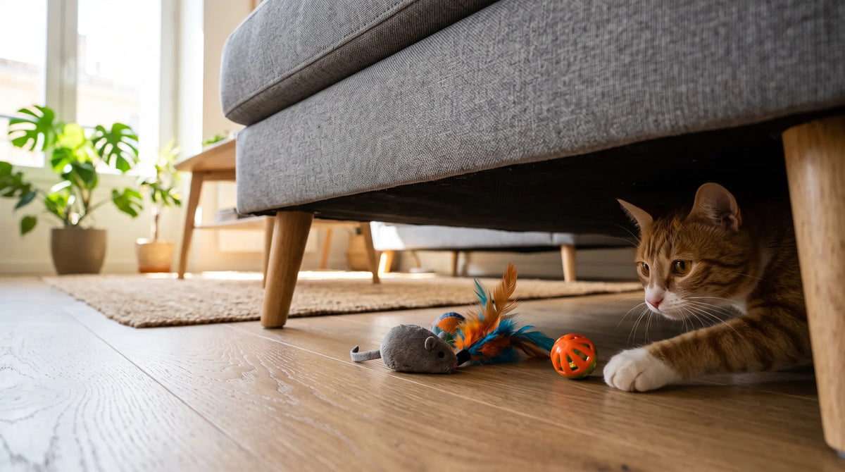 Pourquoi mon chat cache ses jouets ? Image
