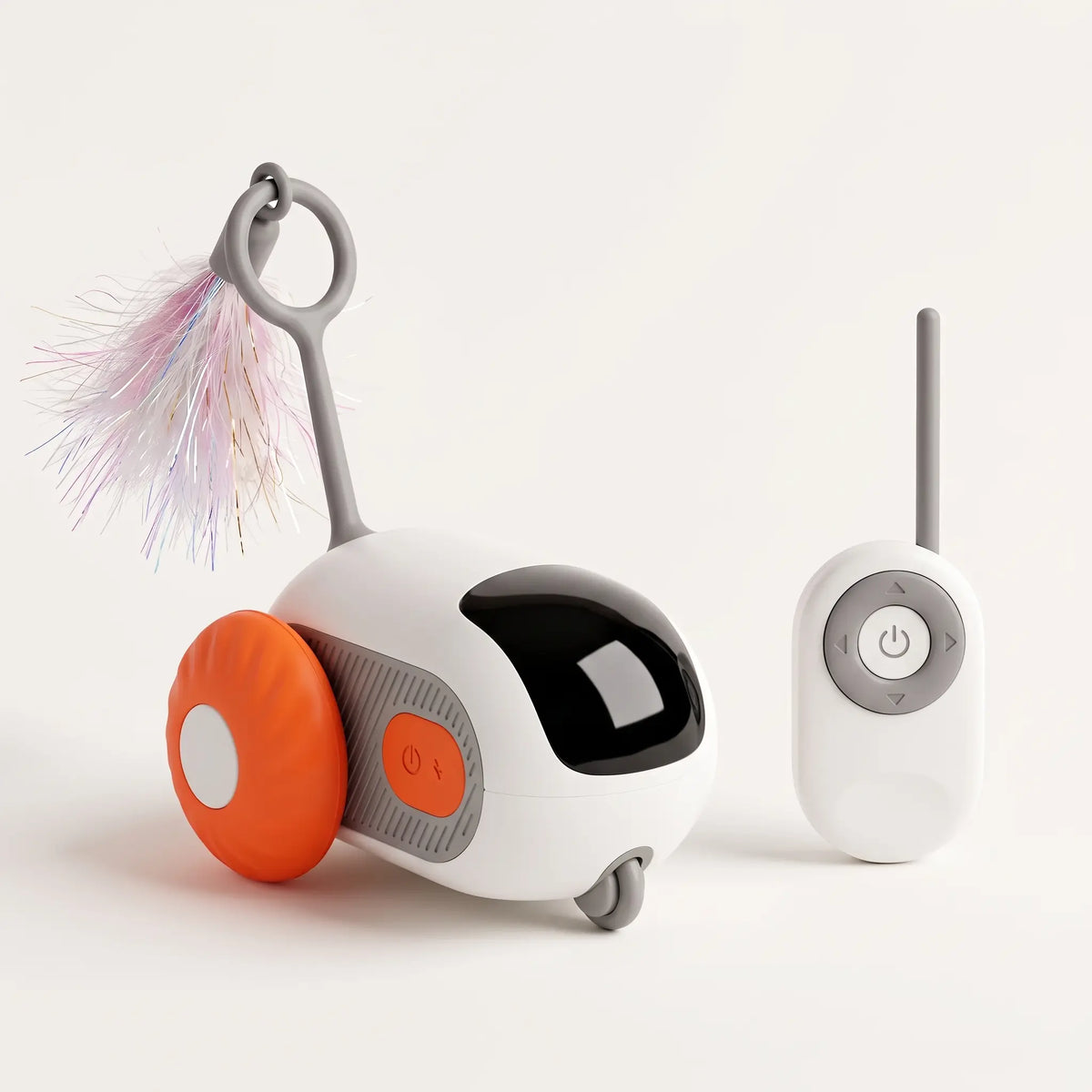 Jouet télécommandé pour chat, voiture robot automatique
